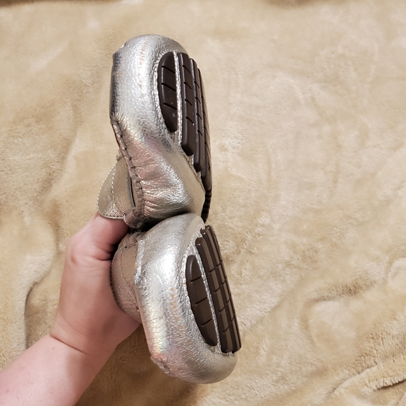 AUTHENTIC Louis Vuitton Silver Studded Driving Loafers EU37.5 PERFECT CONDITION - Picture 10 of 16